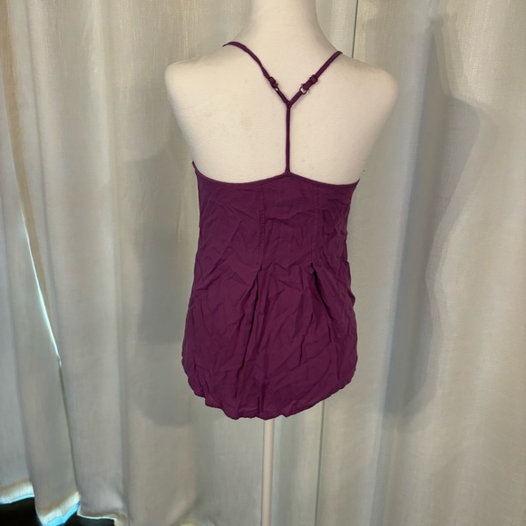 Purple Flowy Tank Top - Picture 3 of 4